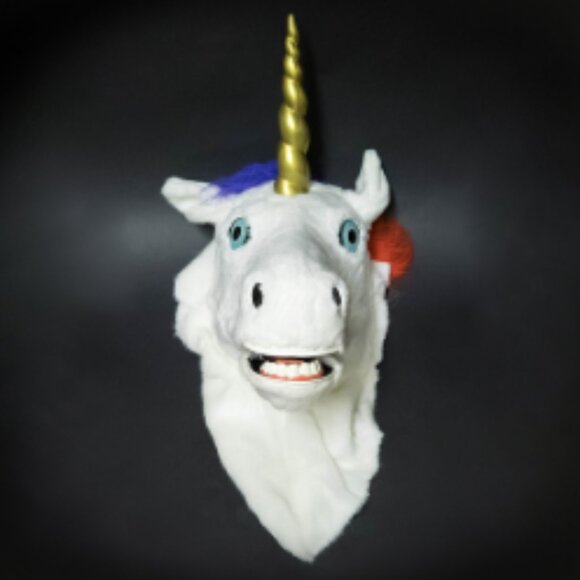 Unicorn Head Mask Halloween Costume - Picture 2 of 10